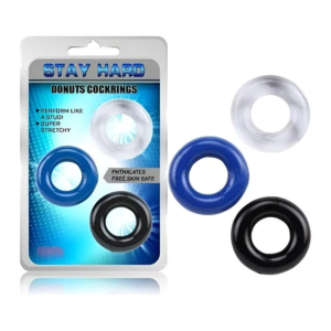 PLAY HARD - KIT ANILLOS X 3