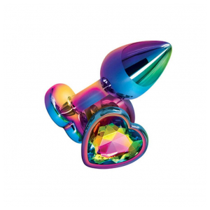 PLUG RAINBOW HEART MEDIUM