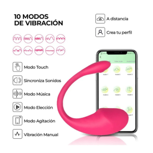 VIBRATOR HUEVITO APP Fucsia