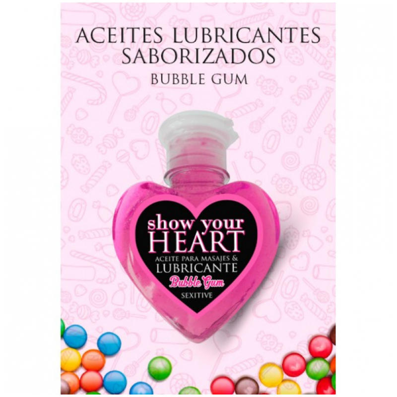 Show Your Heart Aceites Lubricantes  Bubble Gum
