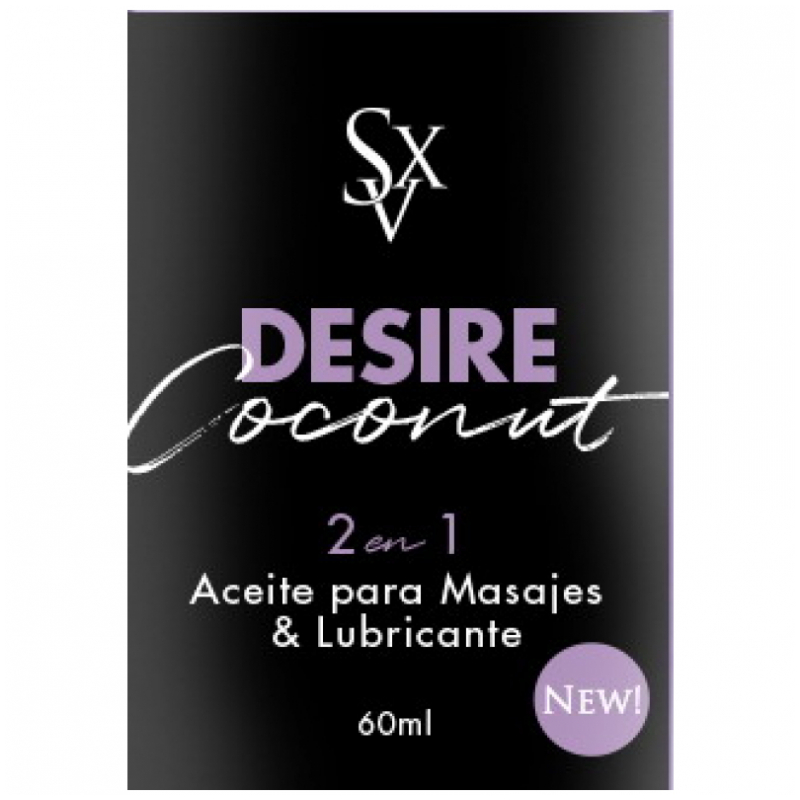 Aceite y Lubricante Desire Coconut 2 en 1