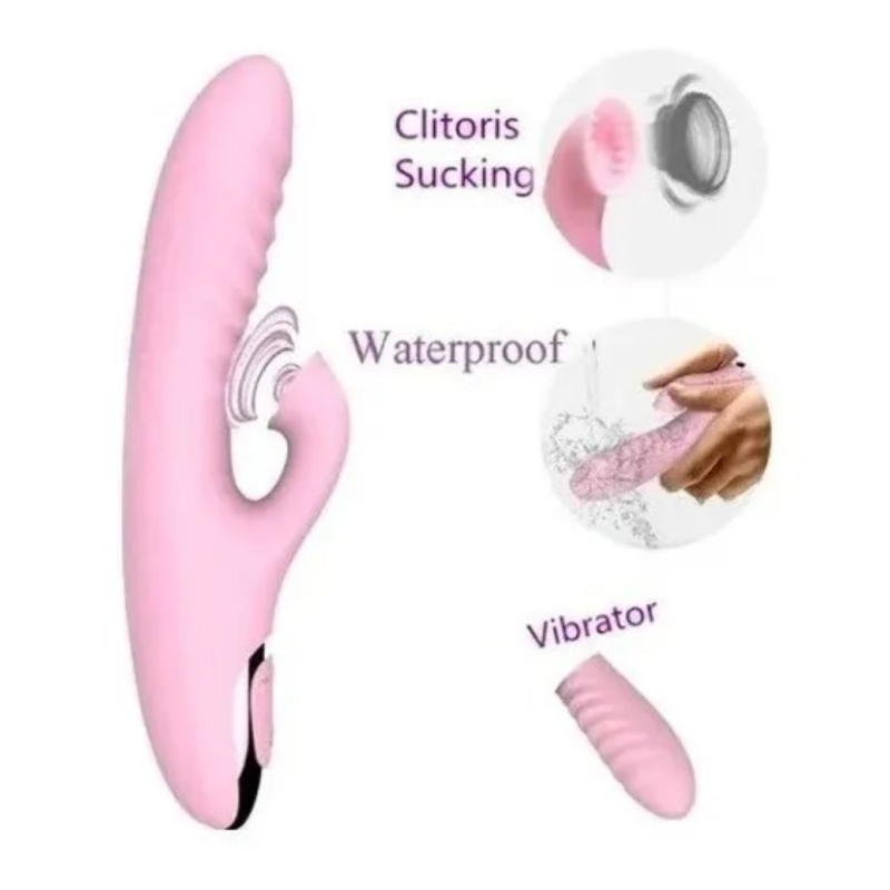 Ana 3 Doble Estimulador con Succionador de Clítoris