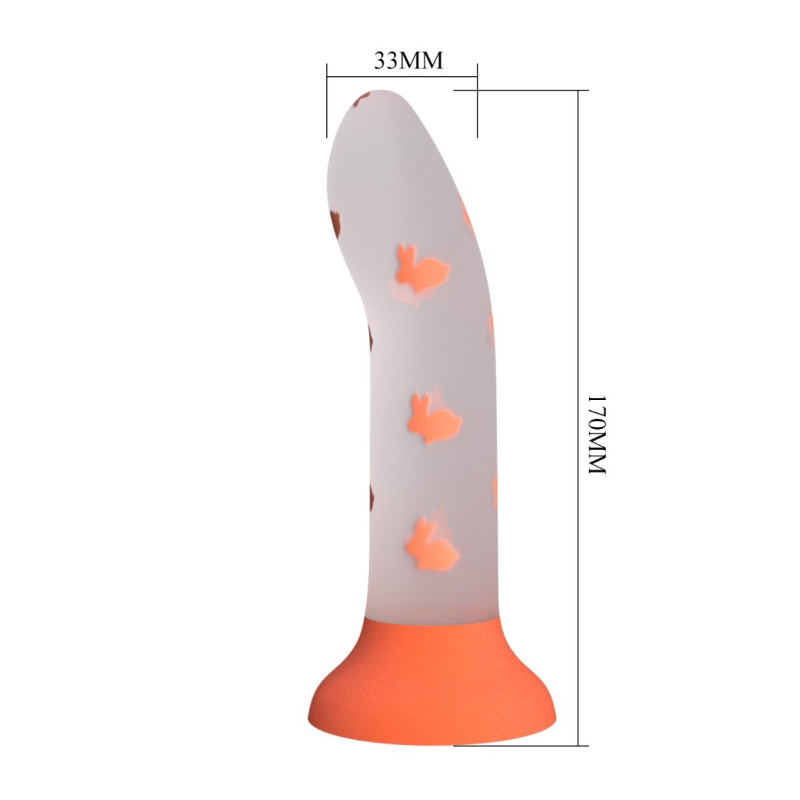 DILDO LUMINOSO Naranja
