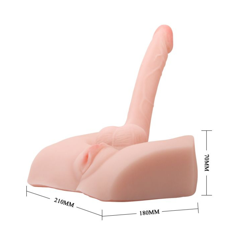 MODULO REALISTICO CON PENE Y VAGINA