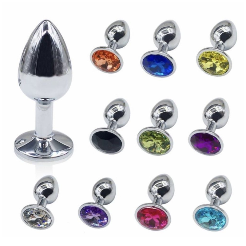 PLUG METAL S -  CON STRASS