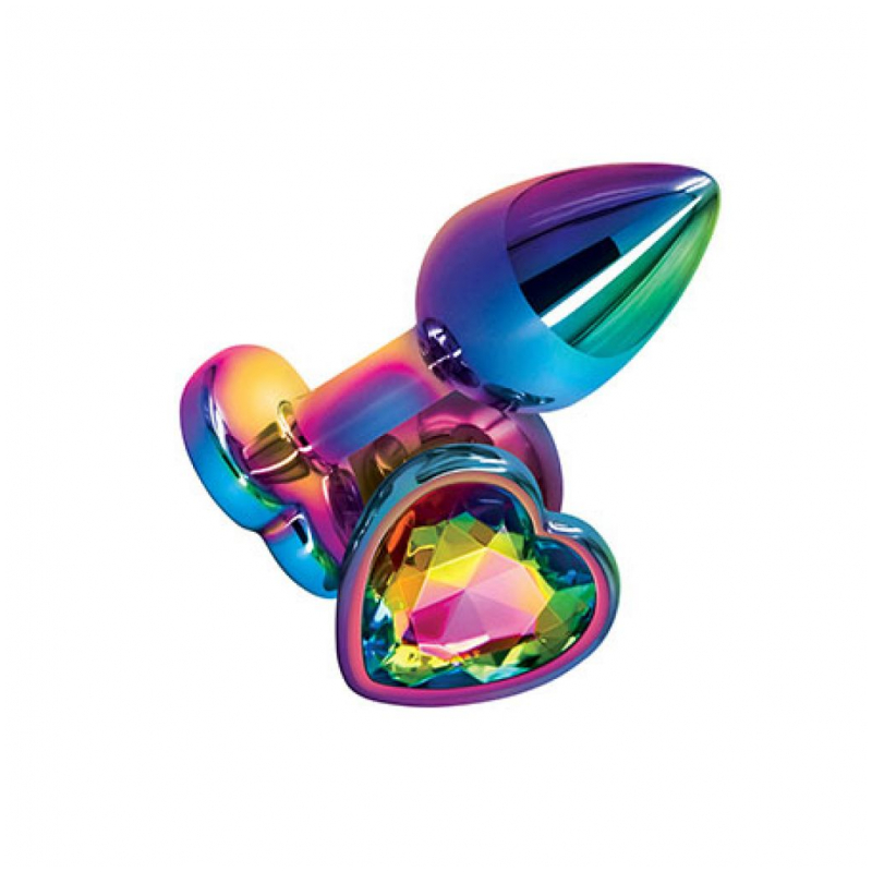 PLUG RAINBOW HEART MEDIUM