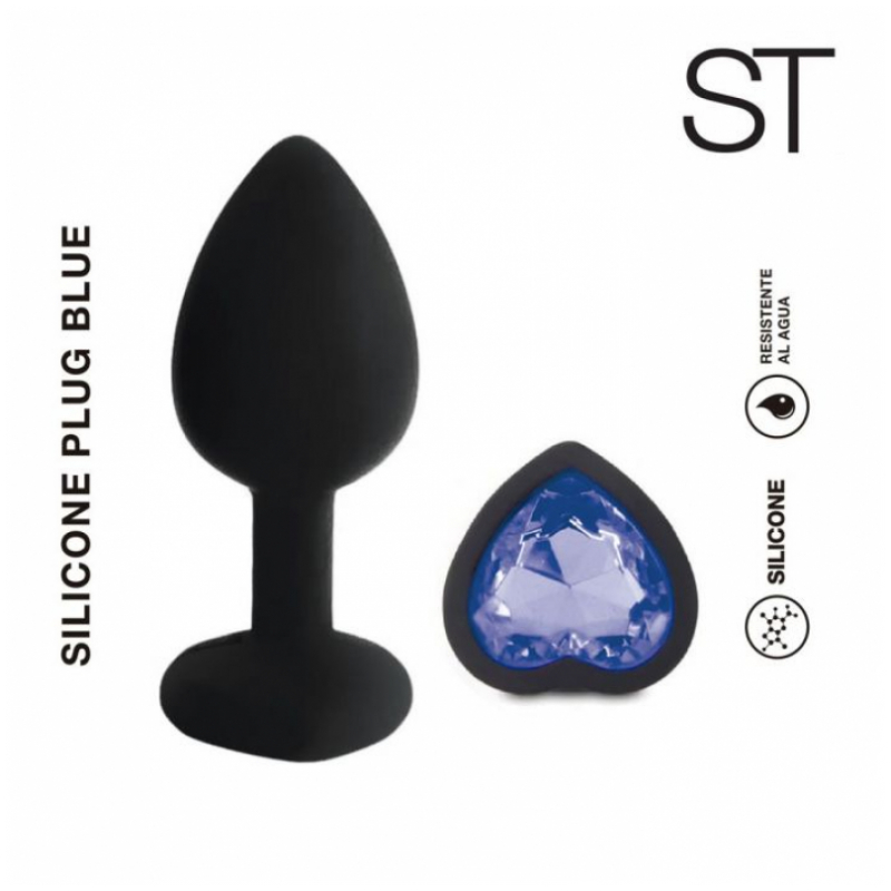 Silicone Plug blue Large