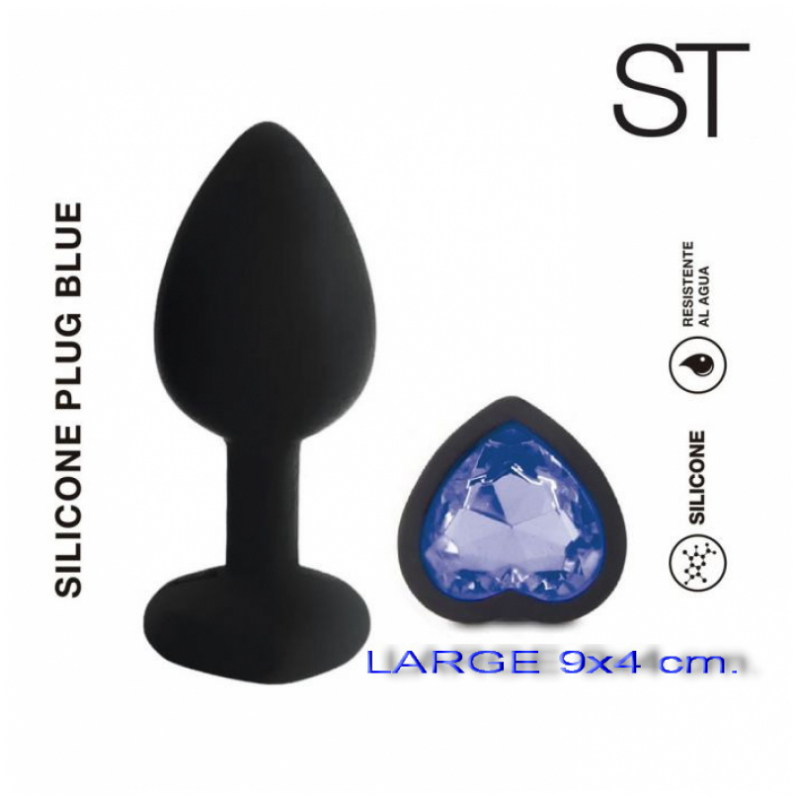 Silicone Plug blue Large